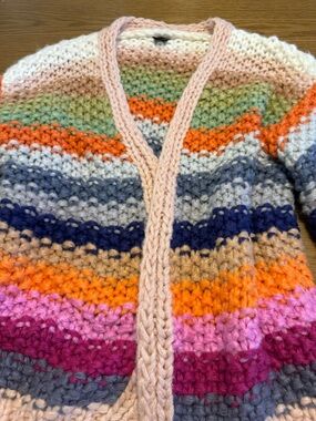 Saachi mayflower stripped knitted cardigan